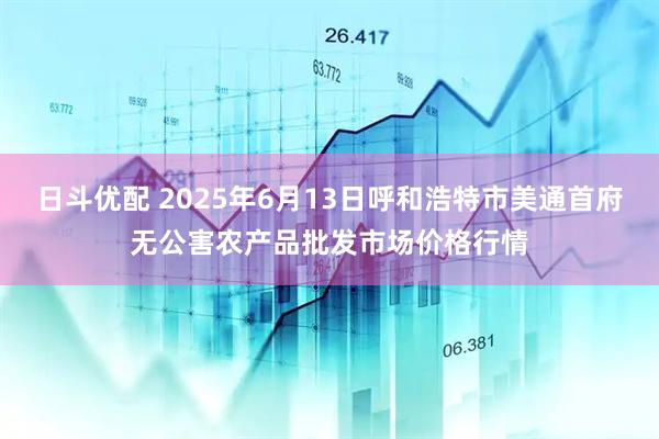 日斗优配 2025年6月13日呼和浩特市美通首府无公害农产品批发市场价格行情